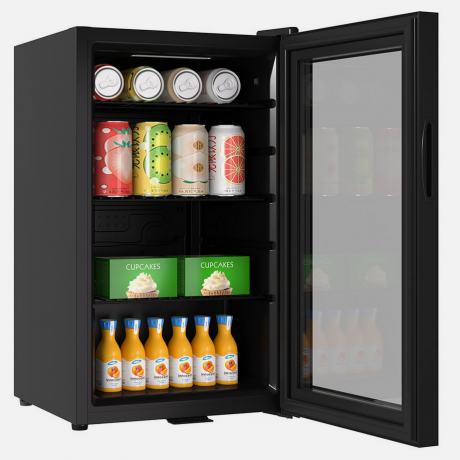 Morris G71063EDD Ψυγείο Μικρό-Mini Bar με βιτρίνα Μαύρο E